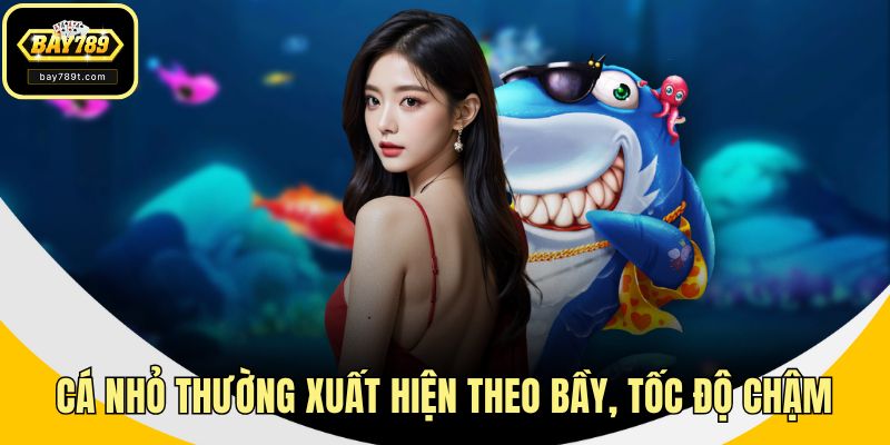 Cá nhỏ thường xuất hiện theo bầy, tốc độ chậm