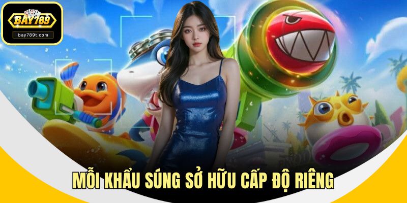 Mỗi khẩu súng sở hữu cấp độ riêng
